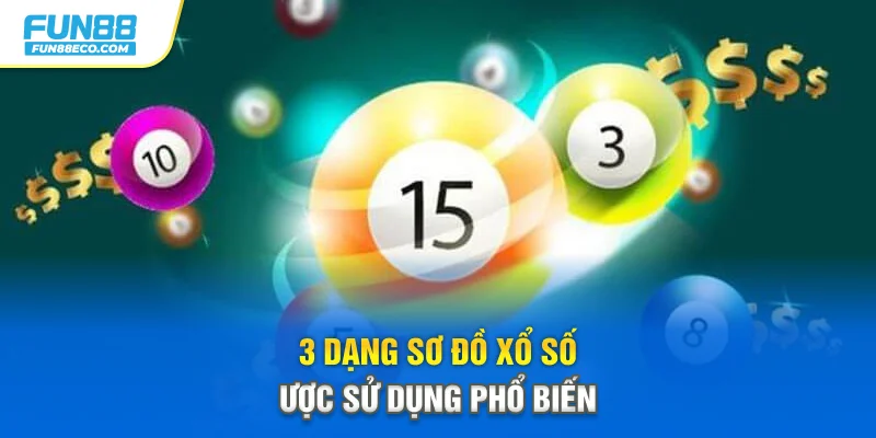 3 dạng sơ đồ xổ số được sử dụng phổ biến