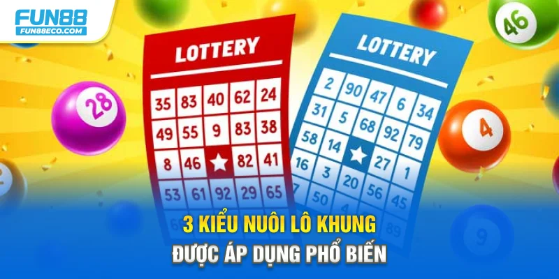 3 kiểu nuôi lô khung được áp dụng phổ biến