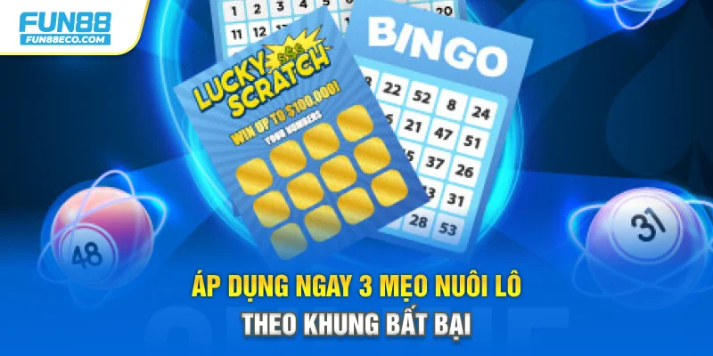 Áp dụng ngay 3 mẹo nuôi lô theo khung bất bại