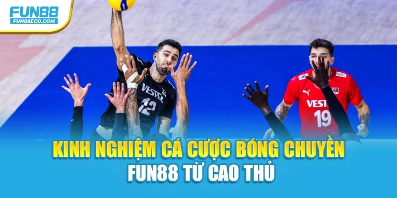 Kinh nghiệm cá cược bóng chuyền Fun88 từ cao thủ