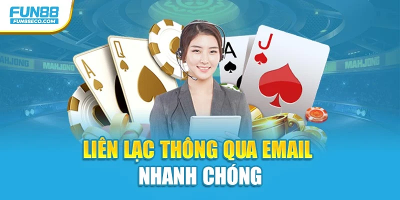 Liên lạc thông qua email nhanh chóng