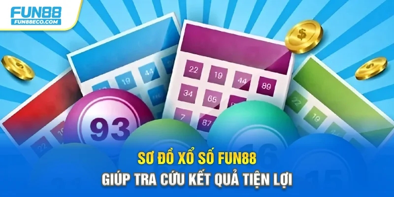 Sơ đồ xổ số Fun88 giúp tra cứu kết quả tiện lợi