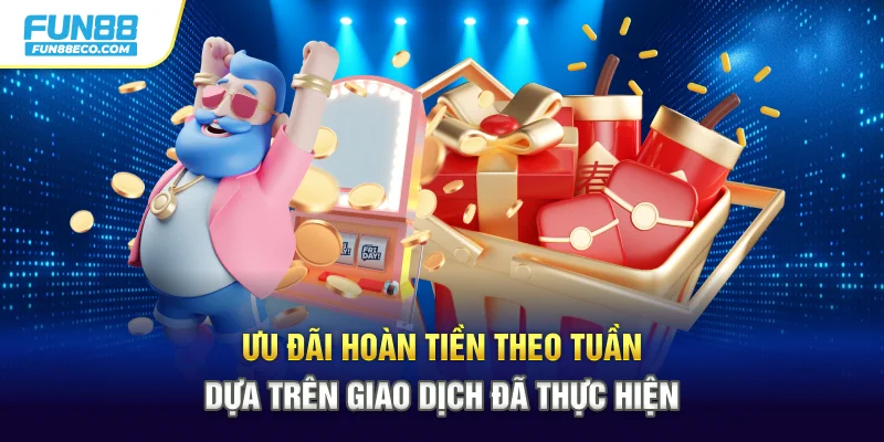 Ưu đãi hoàn tiền theo tuần dựa trên giao dịch đã thực hiện